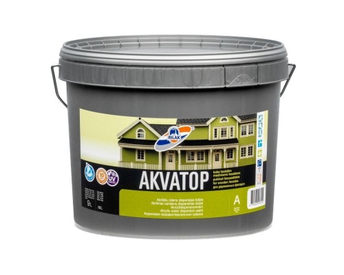 Акриловая вододисперсионная краска для деревянных фасадов AKVATOP