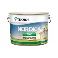 Акриловая глянцевая краска для домов Nordica Eko